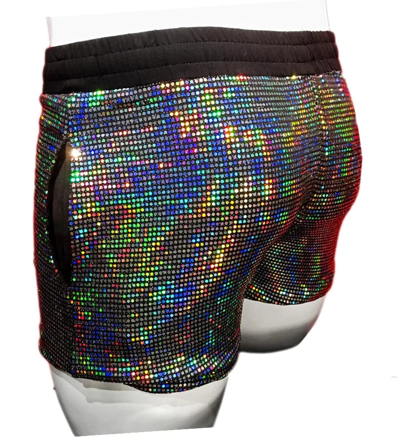 FLAT SEQUIN SHORT