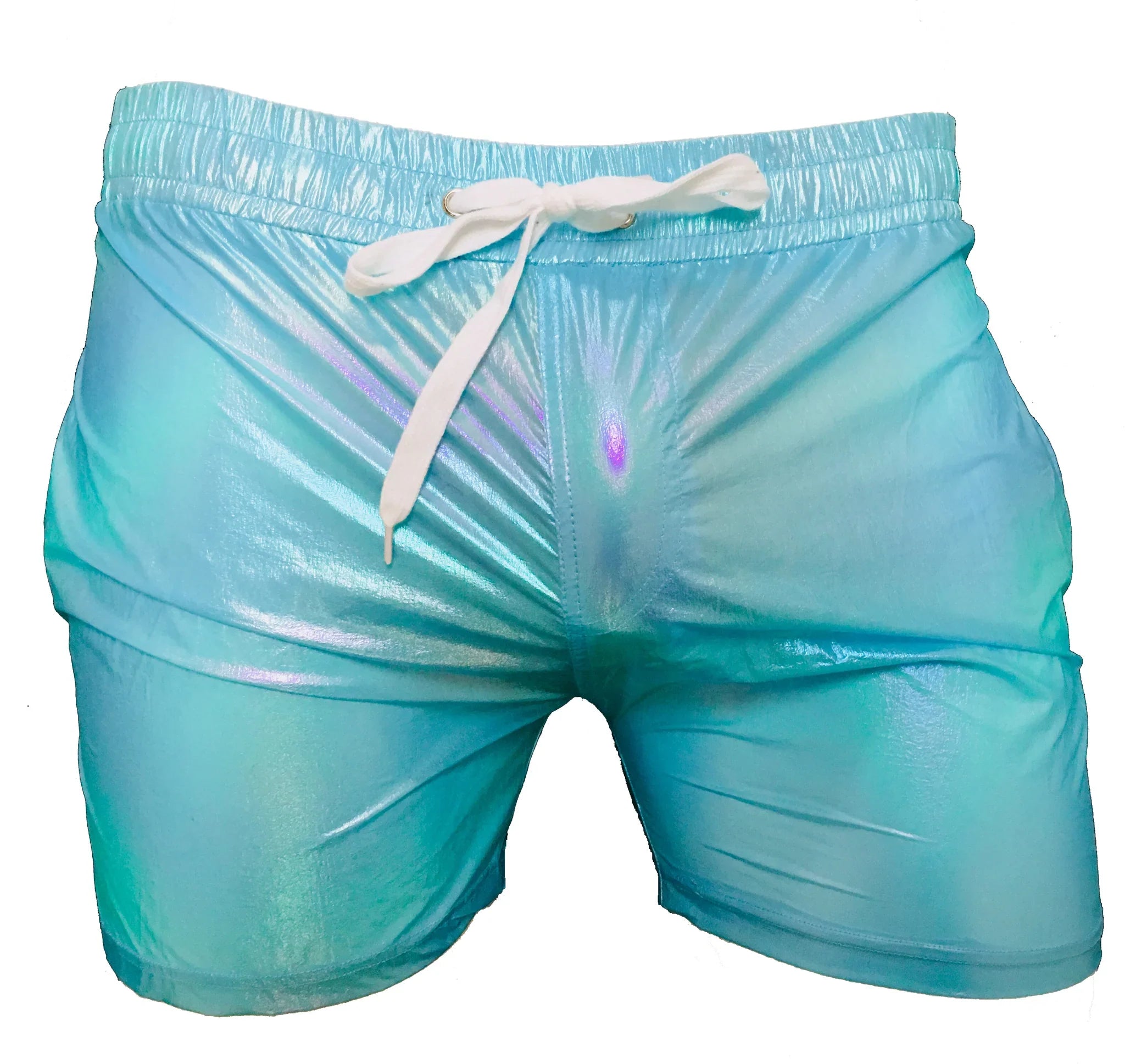 IRIDESCENT RAVE SHORTS