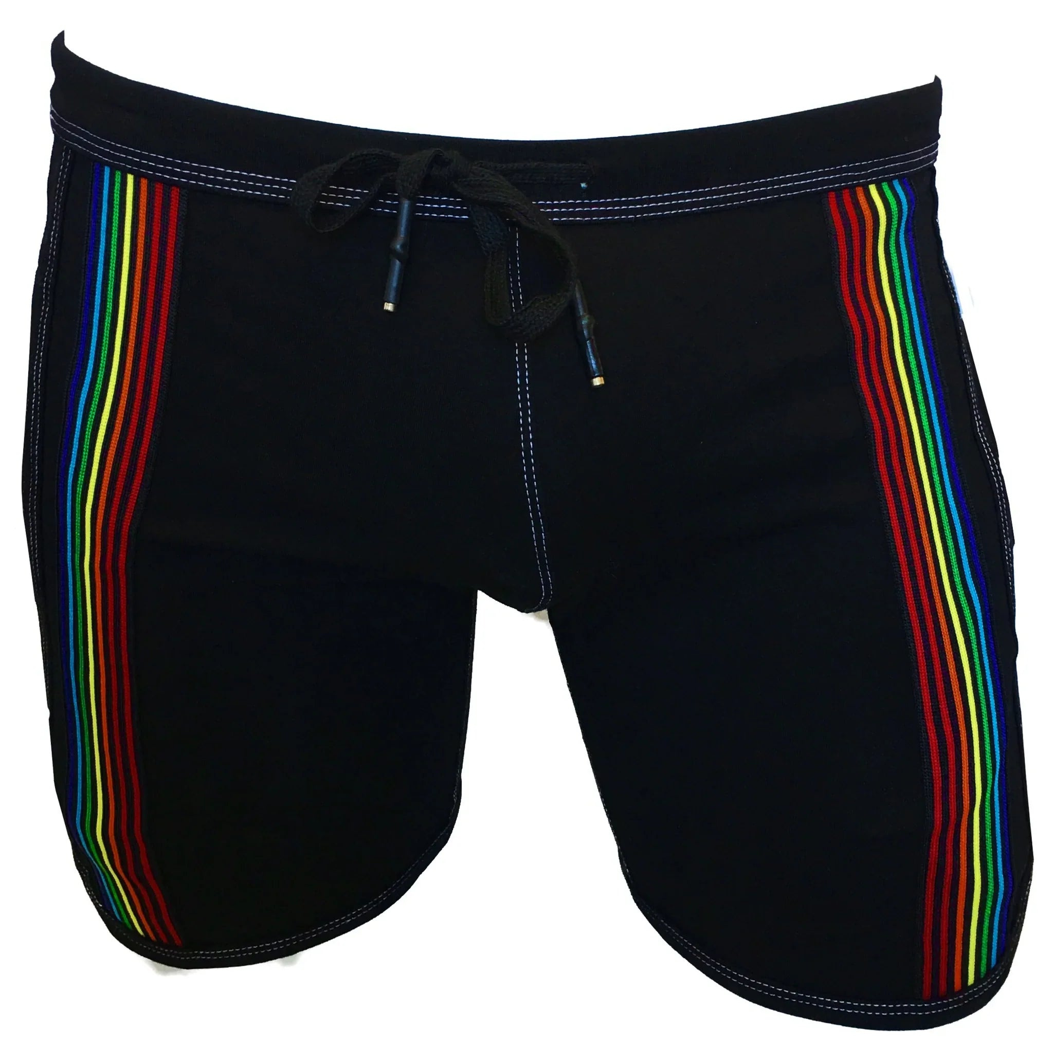 Shorts mit Regenbogenband