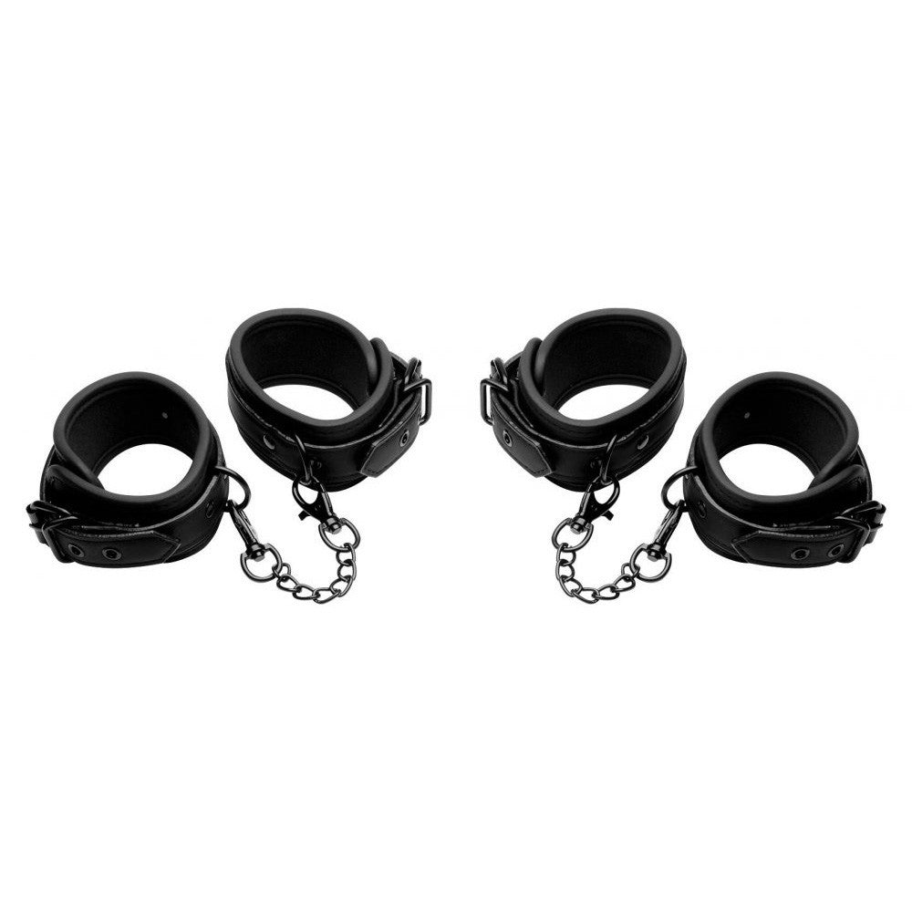 Juego de esposas para muñecas y tobillos Kinky Comfort