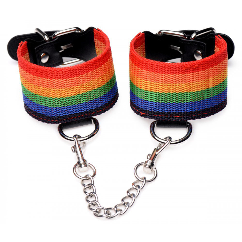 Conjunto de bondage arcoíris Kinky Pride