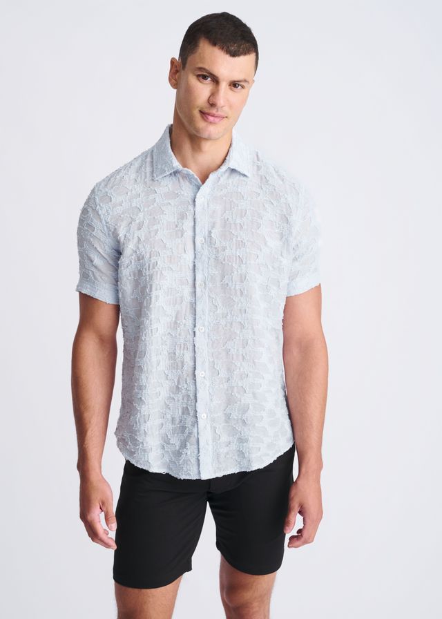 LIGHTWEIGHT JAQUARD S/S SHIRT - DealByEthan.gay loves POSTMARC