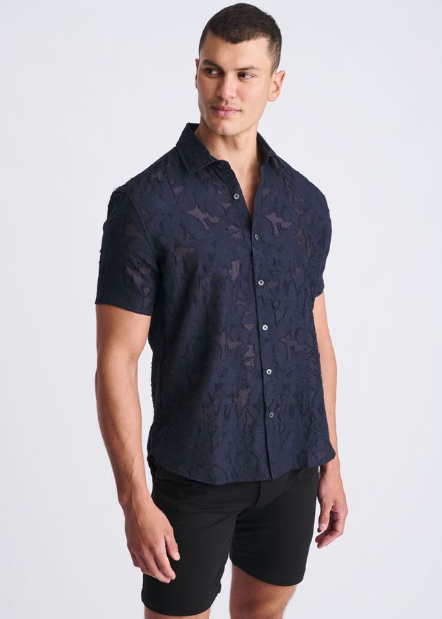 LIGHTWEIGHT JAQUARD S/S SHIRT - DealByEthan.gay loves POSTMARC