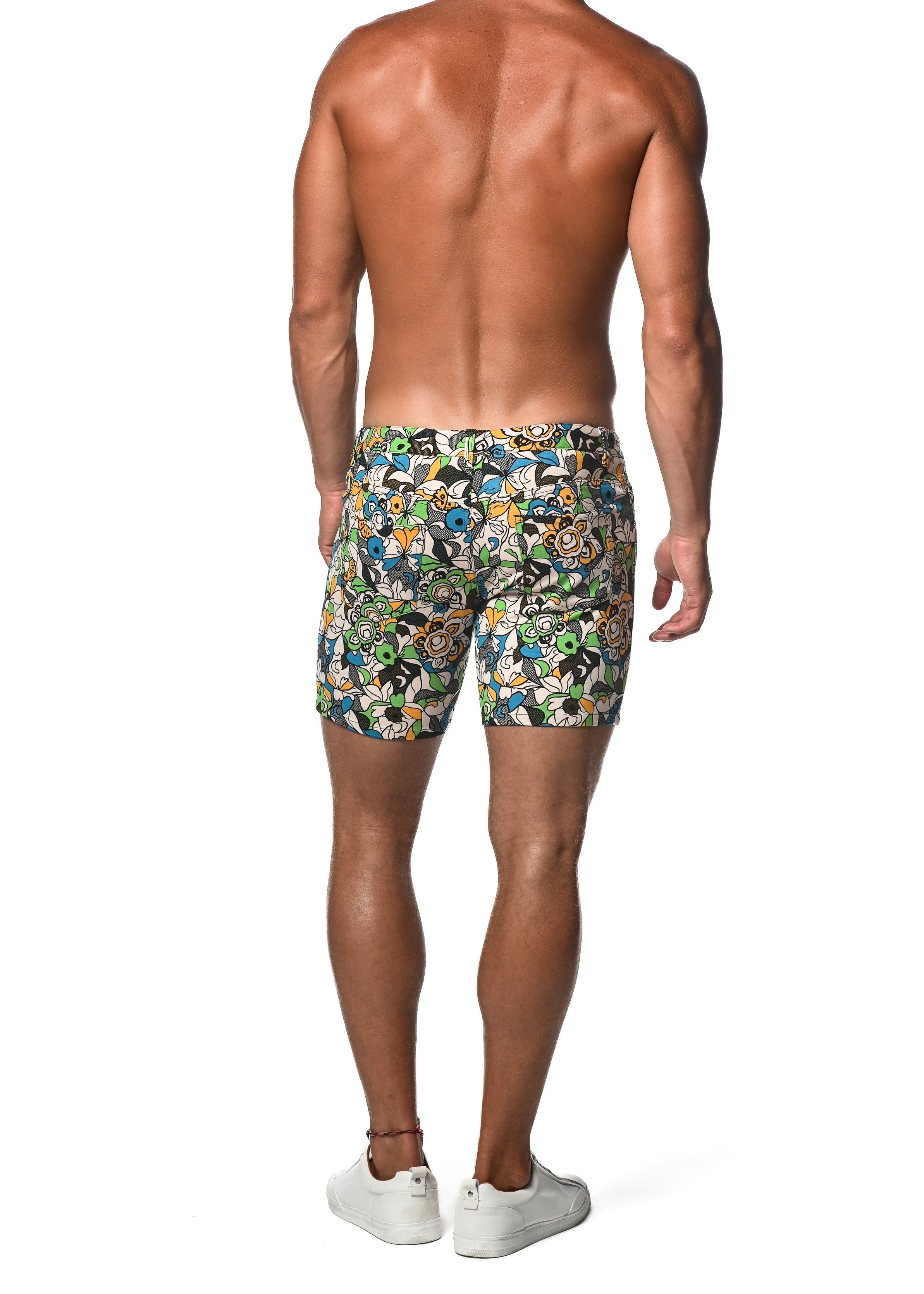 LIMITED-EDITION STRETCH KNIT SHORT-FLEUR - DealByEthan.gay loves ST33LE