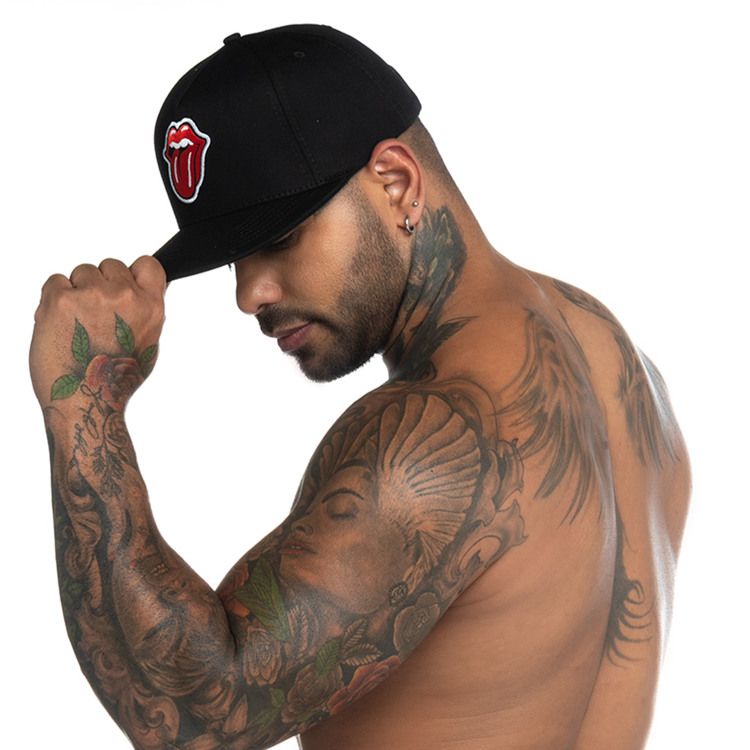 LIPS BLACK CAPS - men's black cap