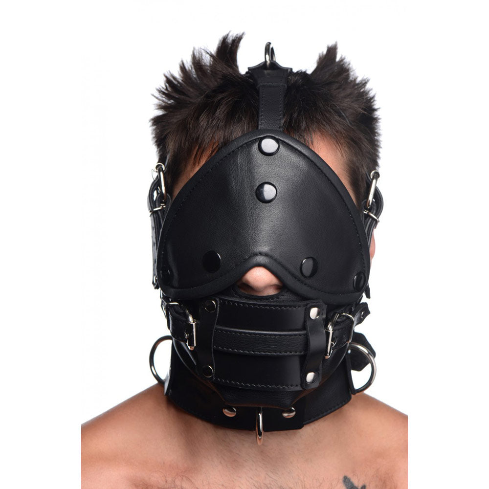 Leather Head Harness with Removeable Gag - DealByEthan.gay loves Strict Leather