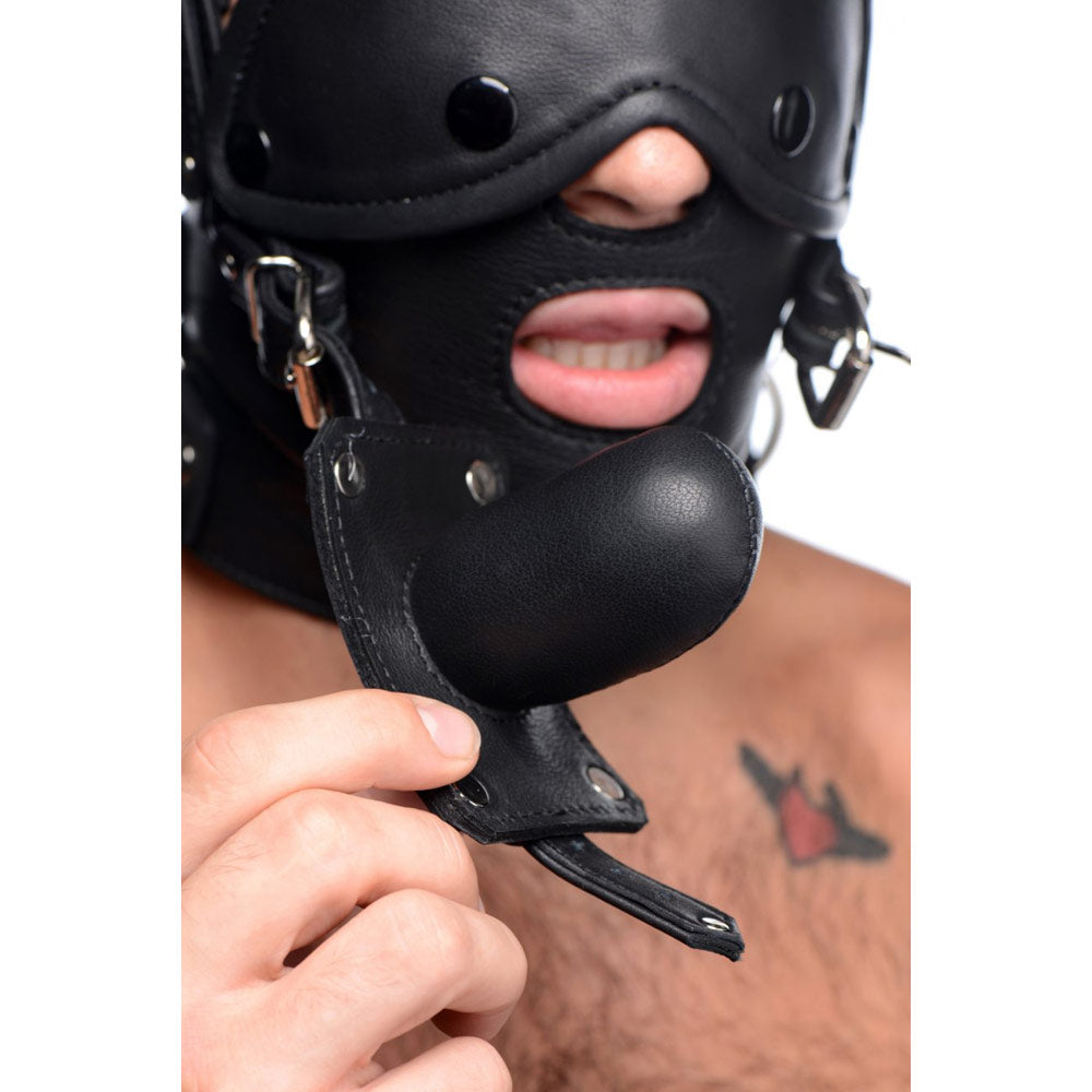 Leather Head Harness with Removeable Gag - DealByEthan.gay loves Strict Leather