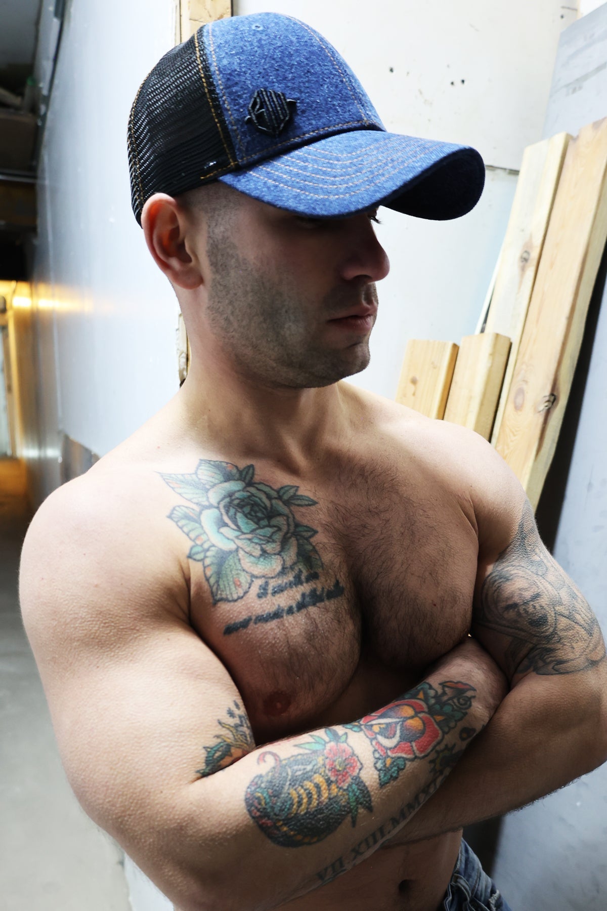 Loaded Denim Trucker Hat - DealByEthan.gay loves Breedwell