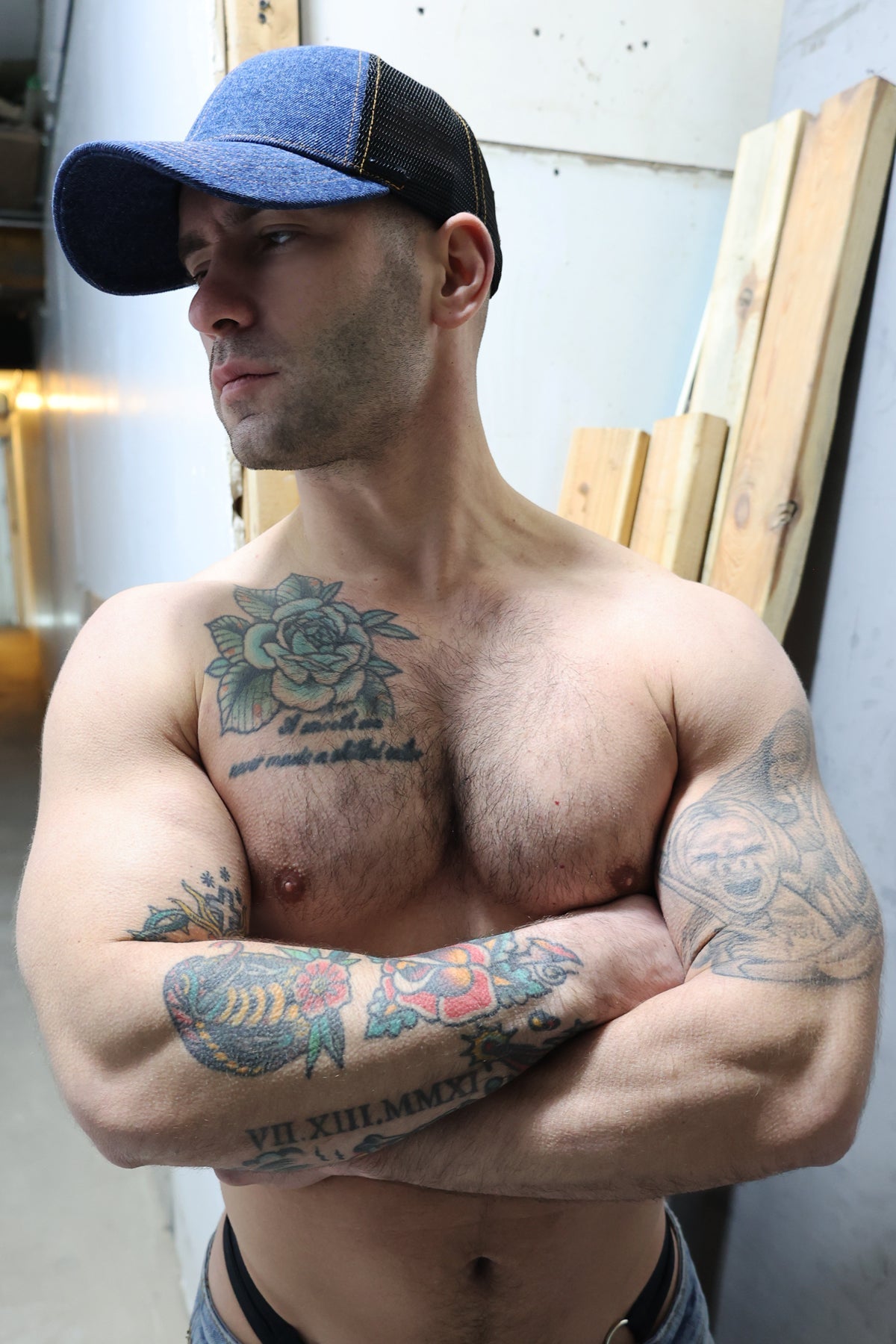 Loaded Denim Trucker Hat - DealByEthan.gay loves Breedwell