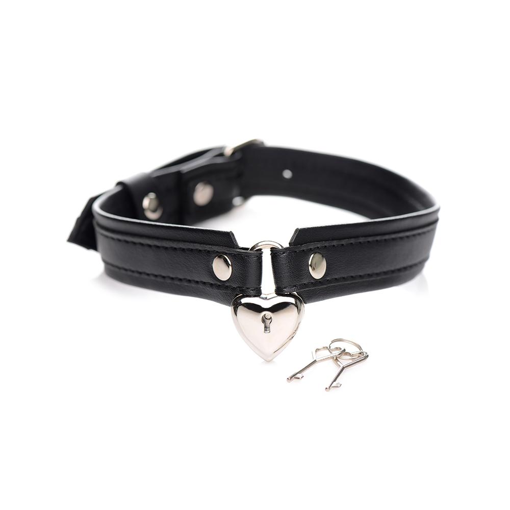 Locking Heart Collar - DealByEthan.gay loves Strict