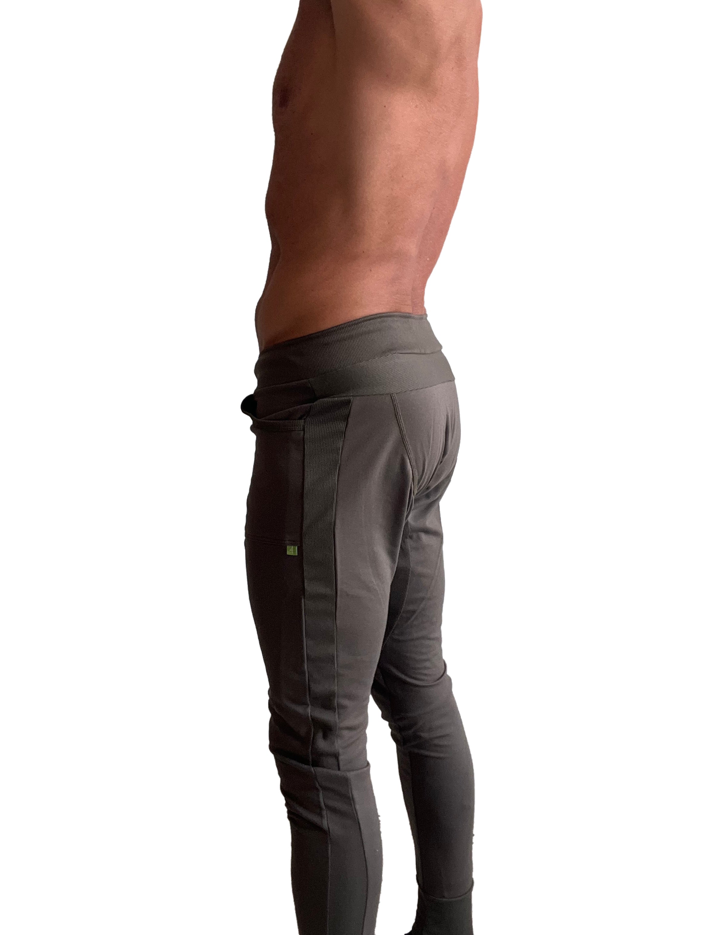 Long Cuffed Jogger & Yoga Sweat Pants (Army Green) - DealByEthan.gay loves 4-rth