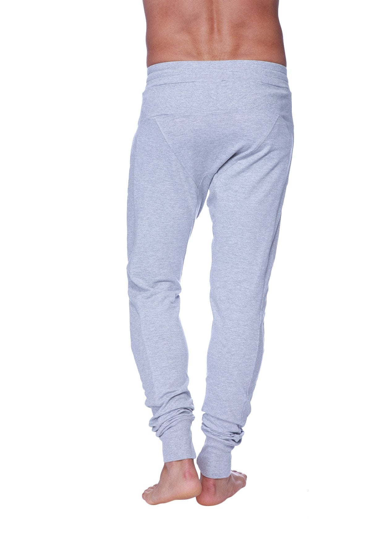 Long Cuffed Jogger & Yoga Sweat Pants (Heather Grey) - DealByEthan.gay loves 4-rth