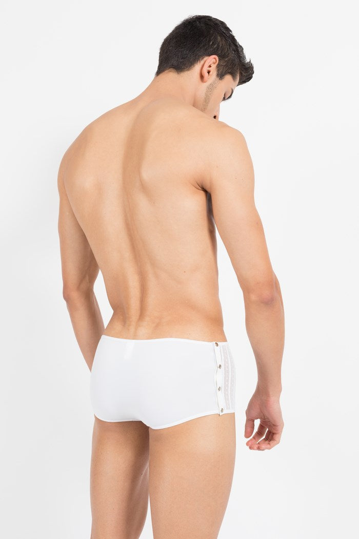 Lookme Agent Double 1 Mini Pants Boxer Brief Underwear White 40-67 Size M - DealByEthan.gay loves Lookme
