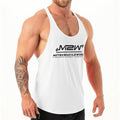 MetroMaleWear MetroMuscleWear GYM TANK TOP WHITE M1027-00