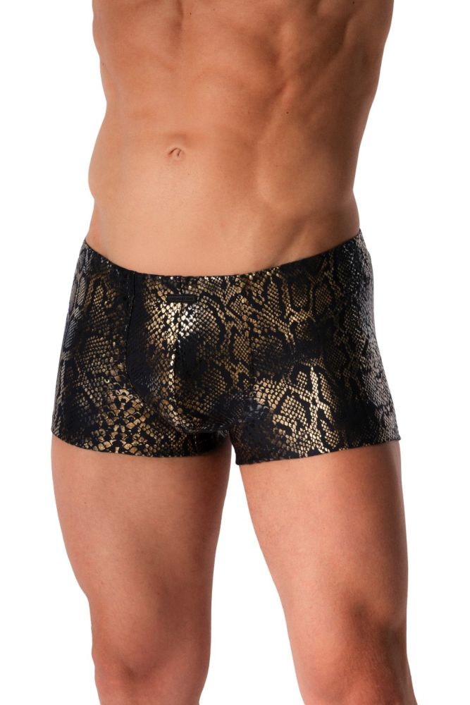 MANstore Guywear M2579 Beach Micro Pant - Black/Gold