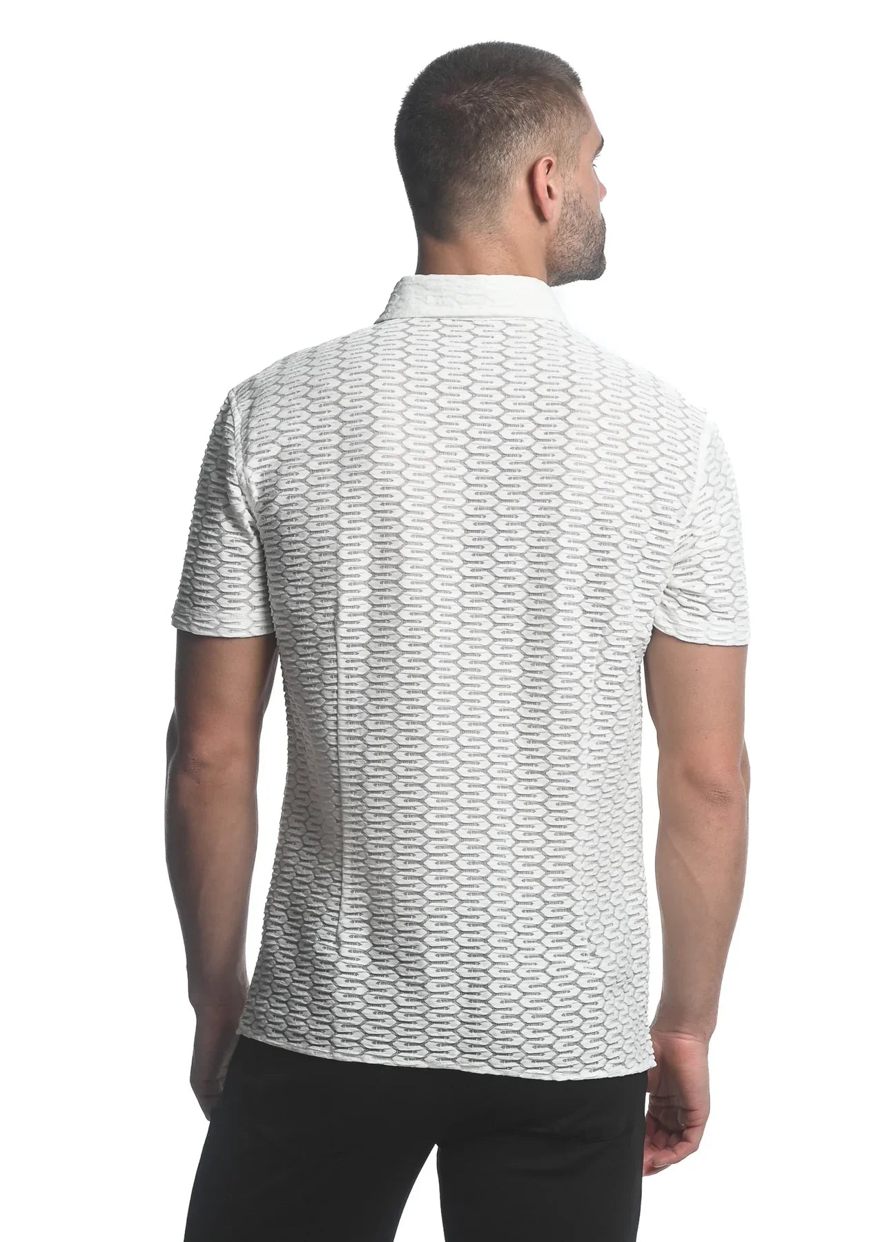 MAZE HEX STRETCH KNIT GOSSAMER S/S SHIRT - DealByEthan.gay loves ST33LE