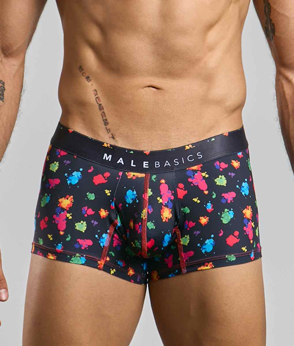 Malebasics Trunk Hipster Black Splash