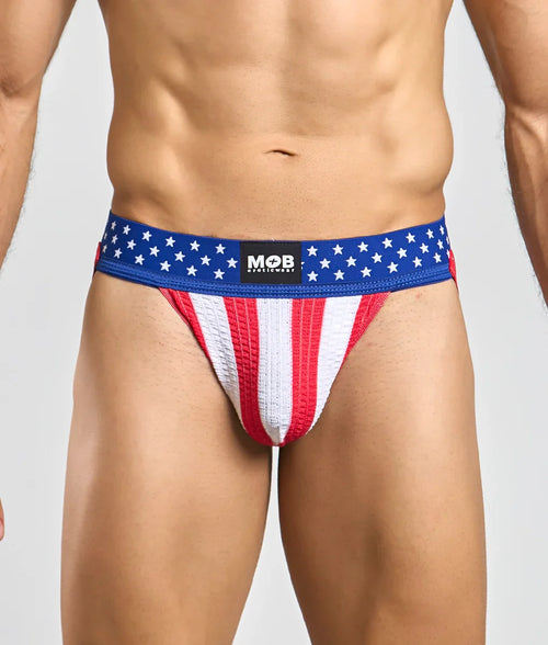 USA Flag Mens Jockstrap