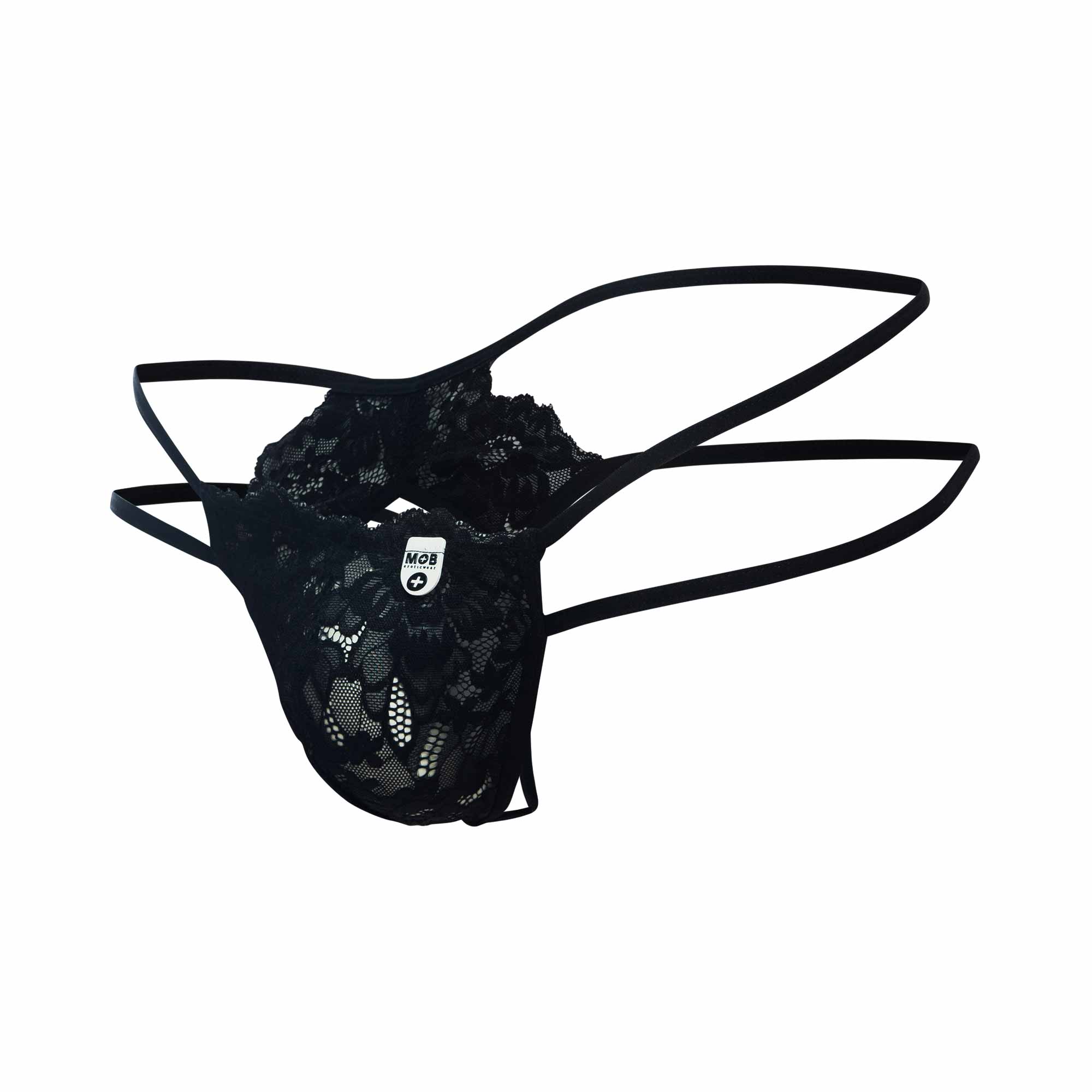 Mob Open Lace Thong