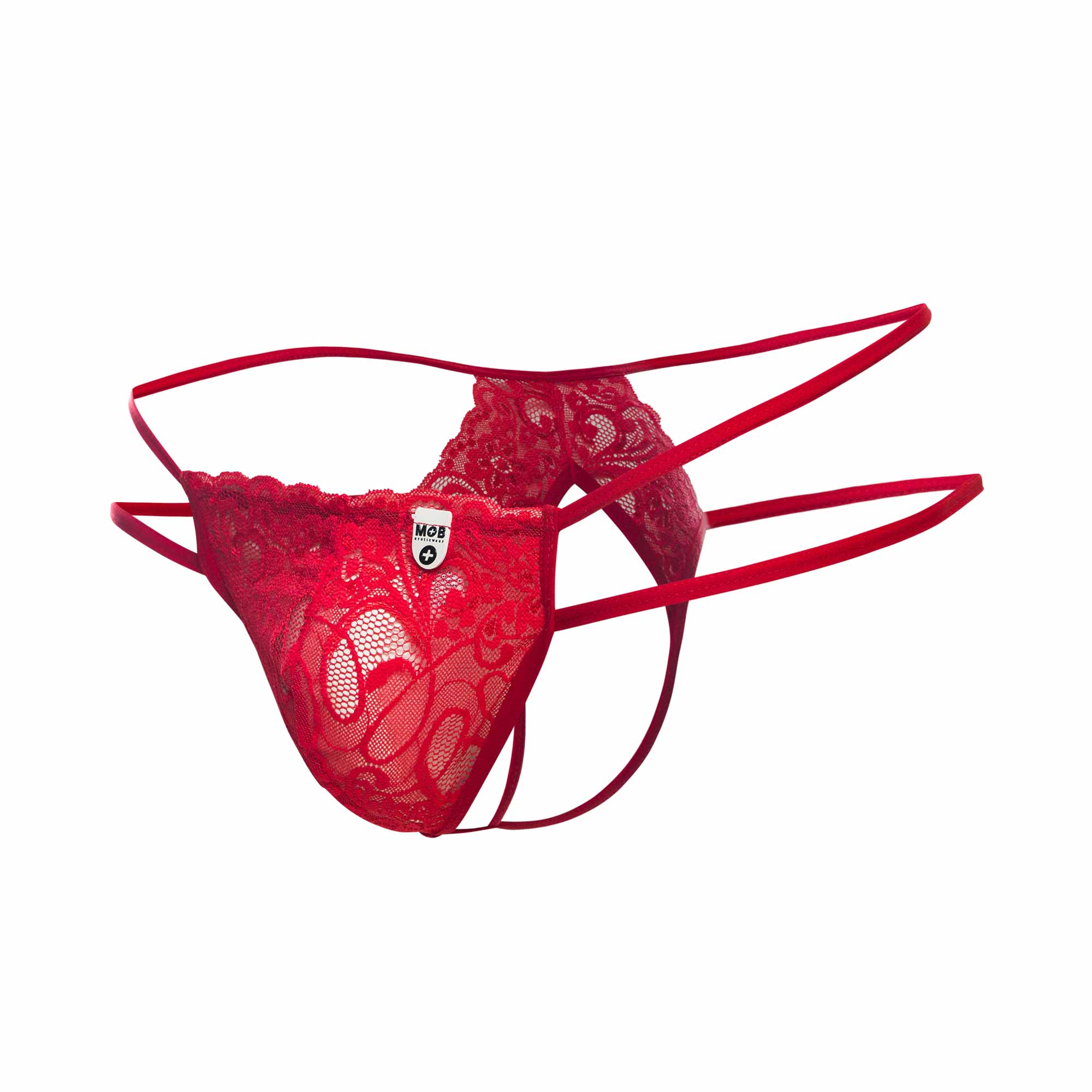 Mob Open Lace Thong