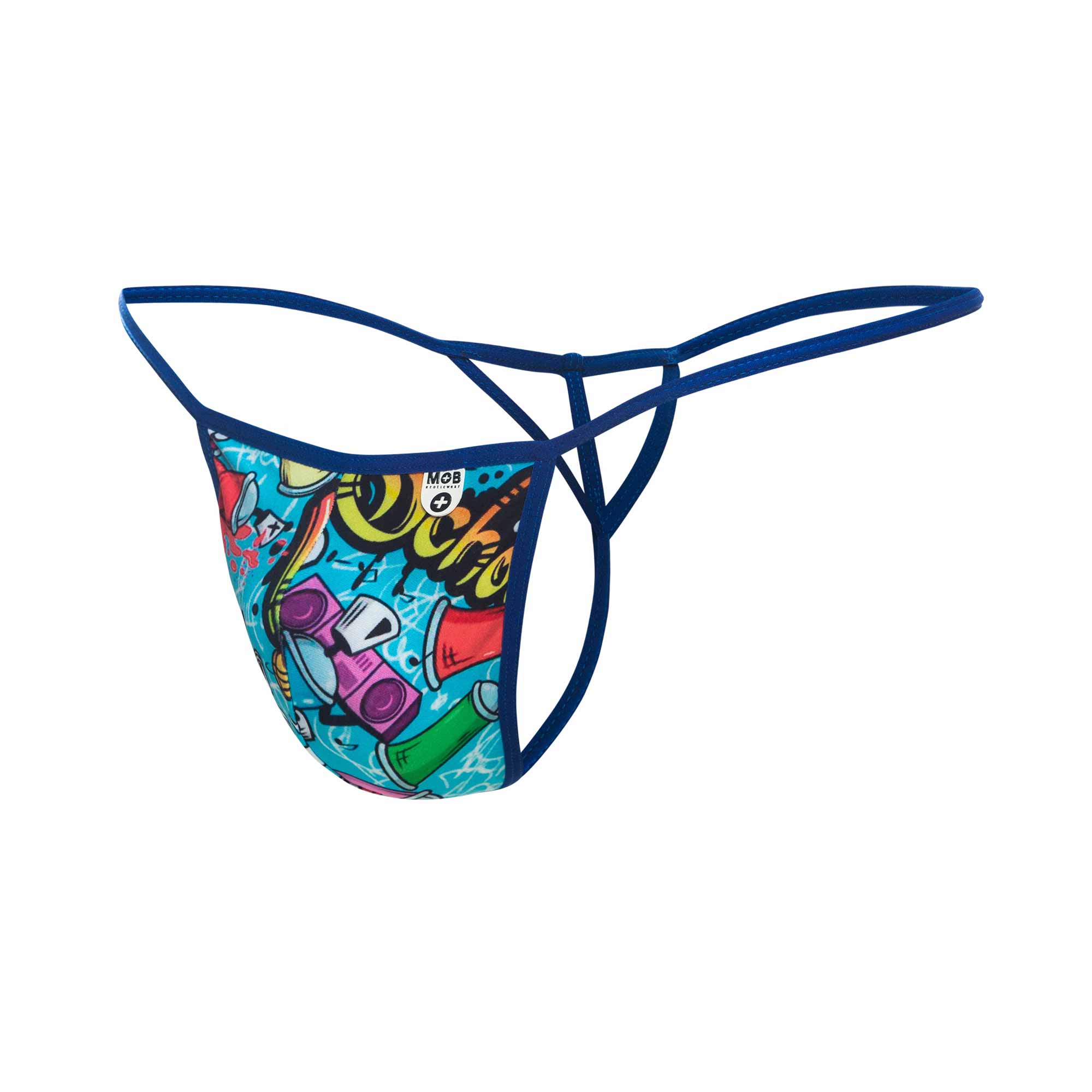 Mob Hipster T-String mit Aufdruck