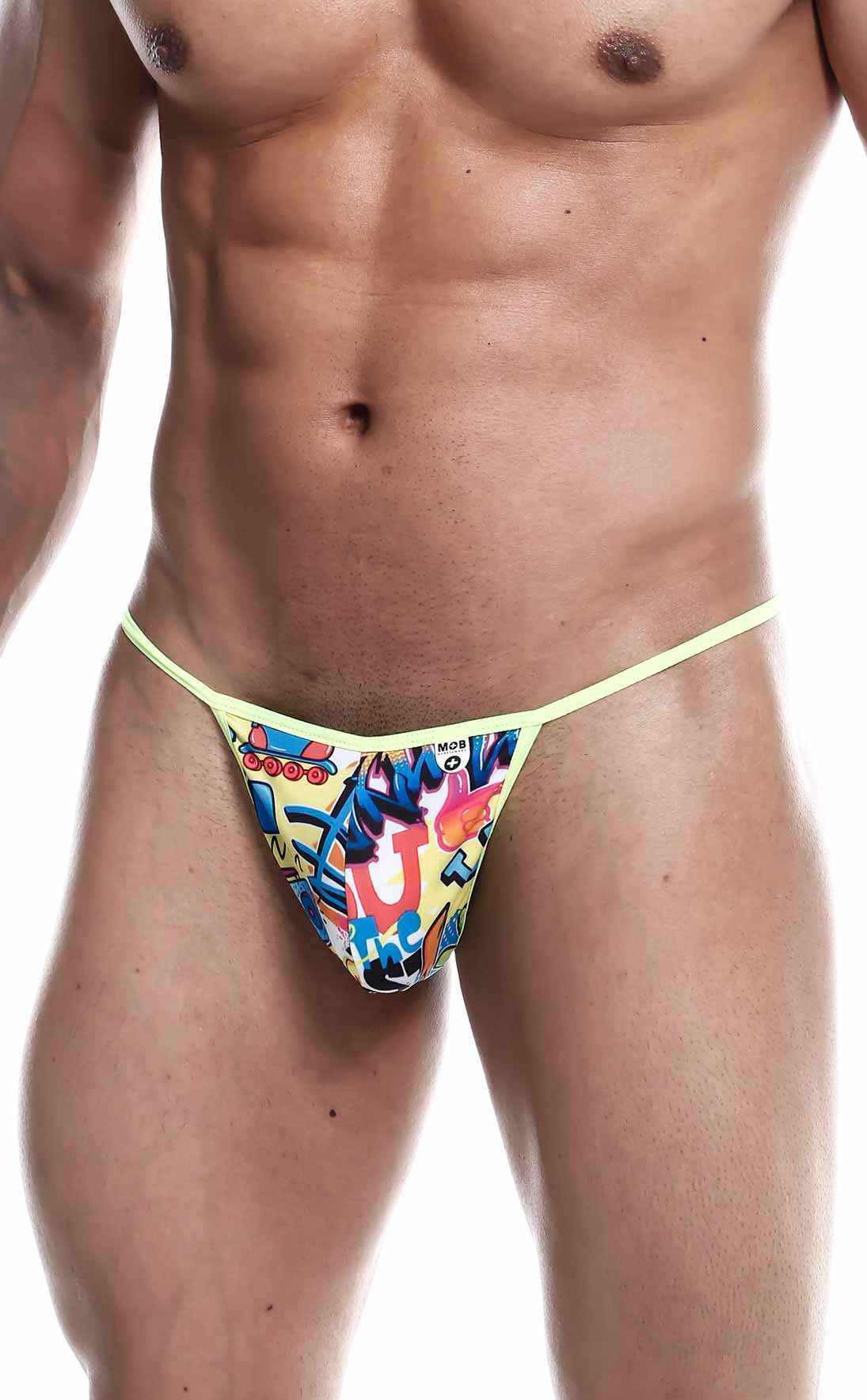 Mob Hipster T Thong Print