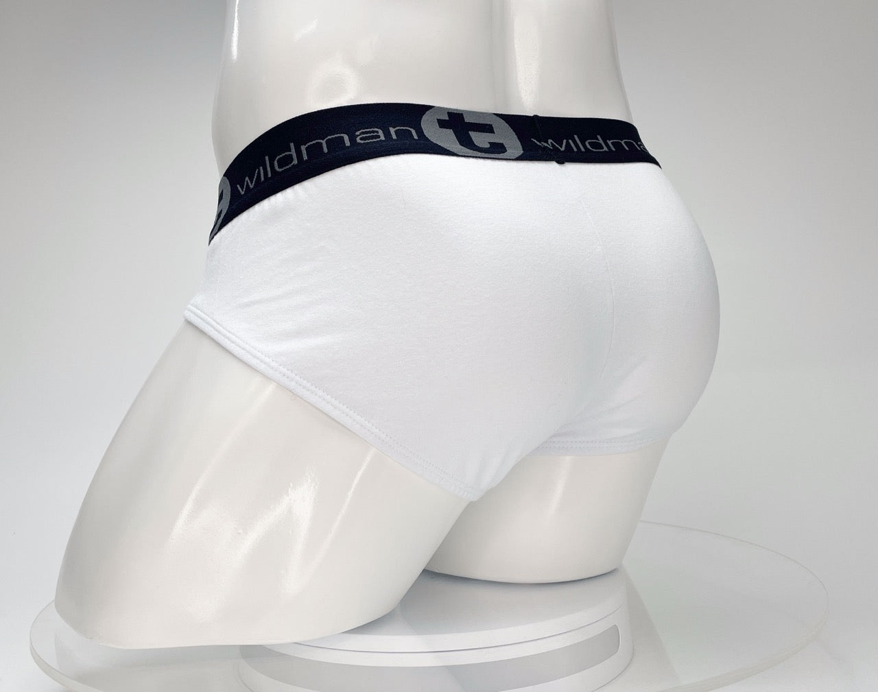 WildmanT Cotton Monster Cock Brief White