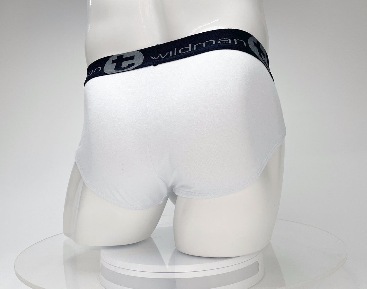 WildmanT Cotton Monster Cock Brief White