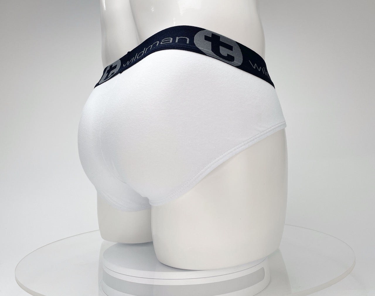 WildmanT Cotton Monster Cock Brief White