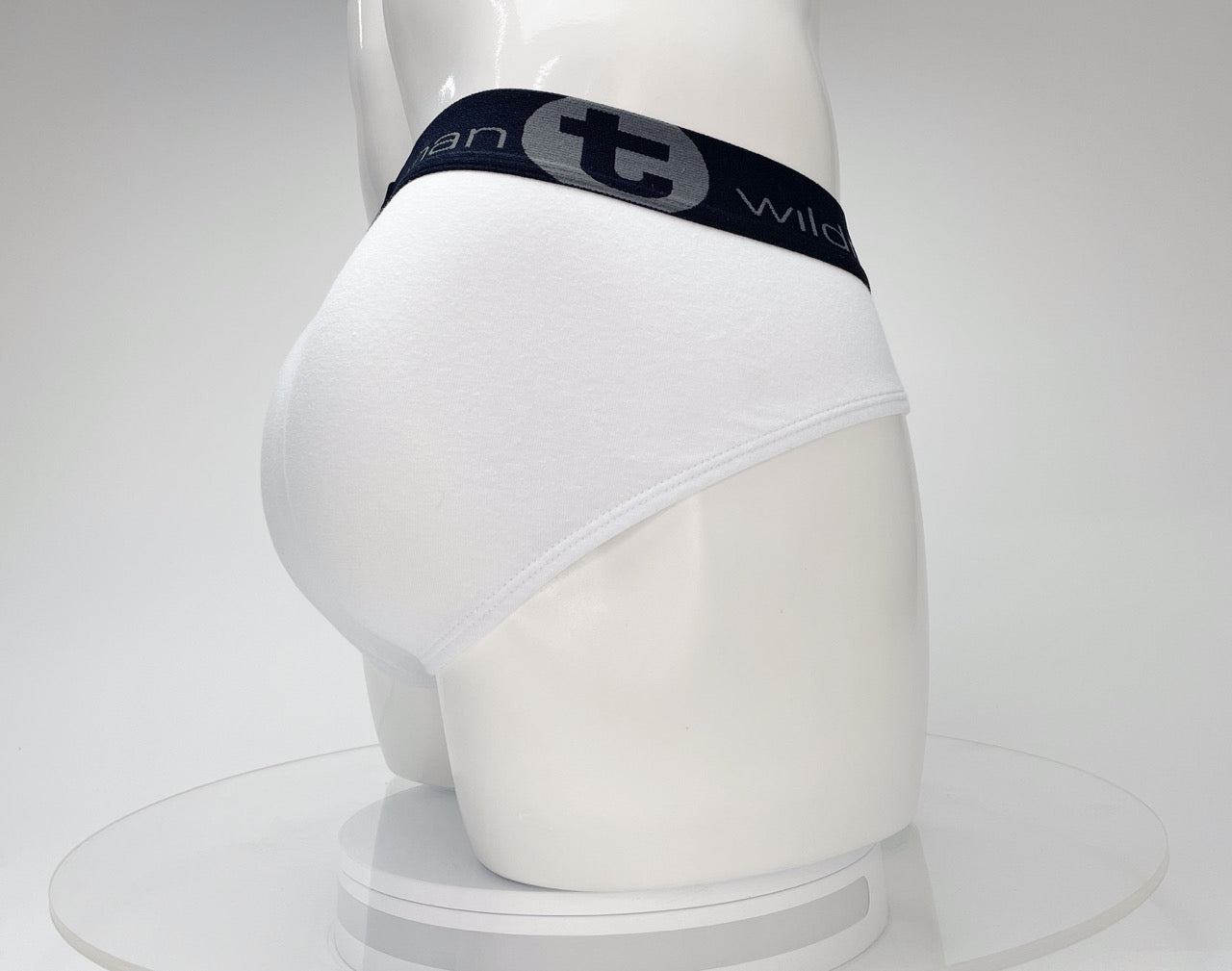 WildmanT Cotton Monster Cock Brief White