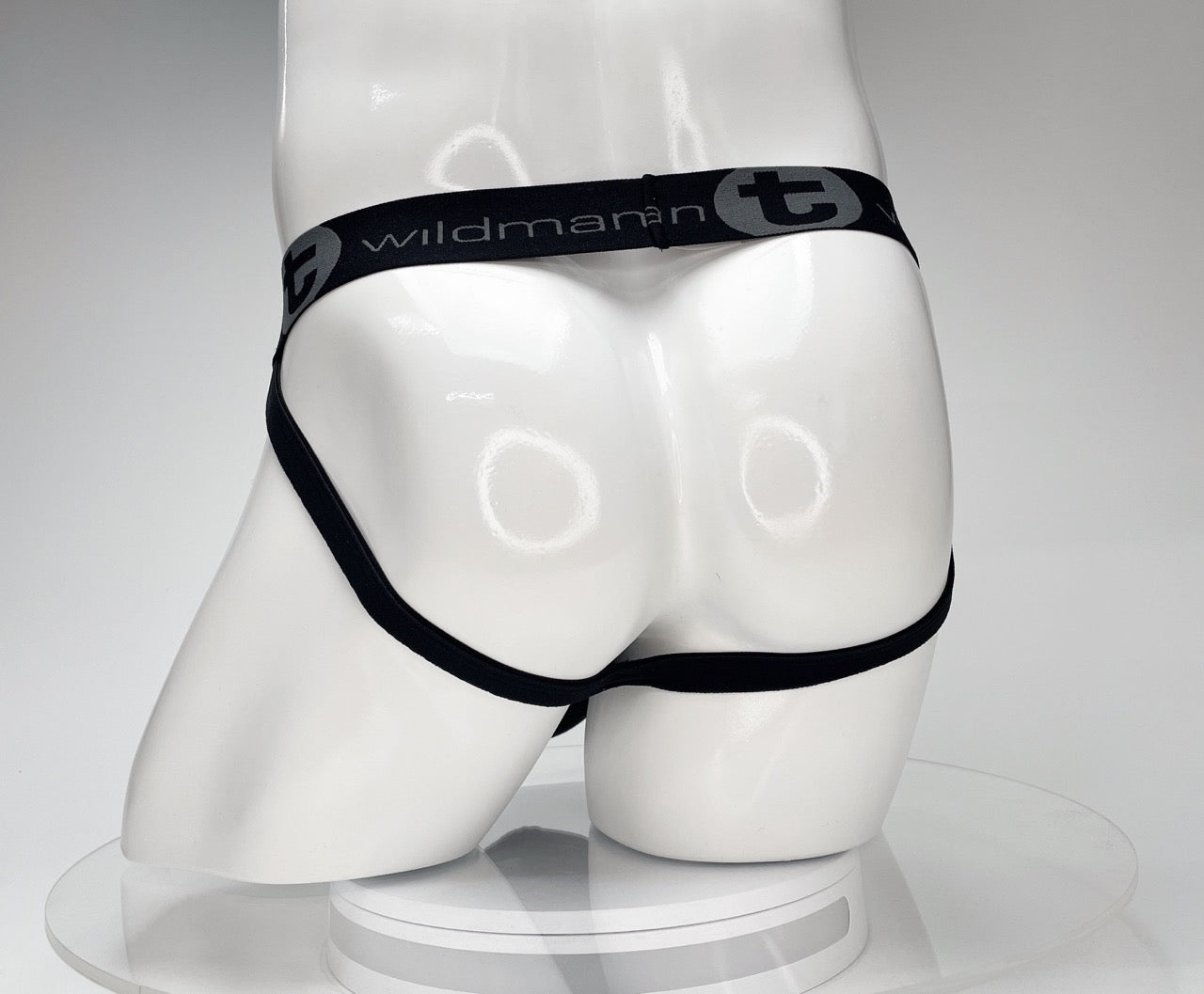 WildmanT Cotton Monster Cock Jockstrap Black