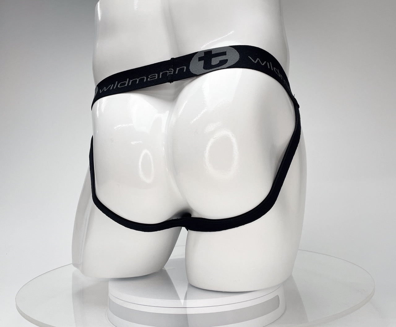 WildmanT Cotton Monster Cock Jockstrap Black