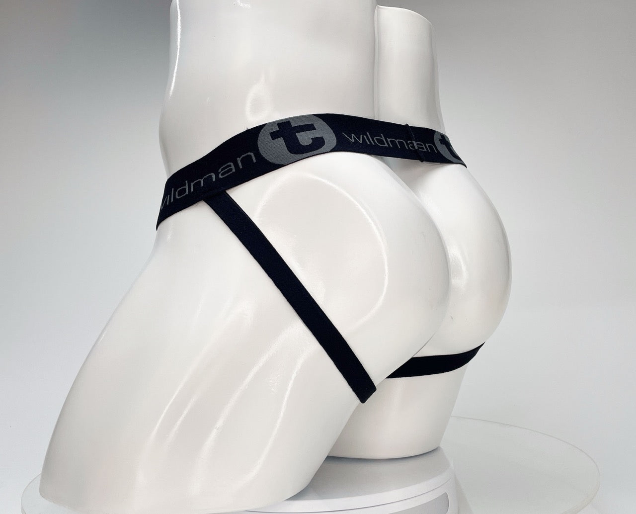 WildmanT Cotton Monster Cock Jockstrap White