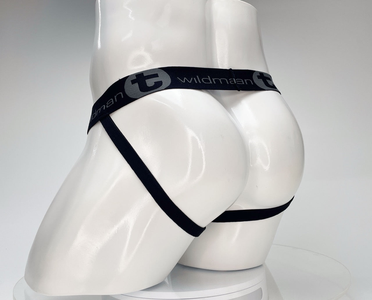 WildmanT Cotton Monster Cock Jockstrap White