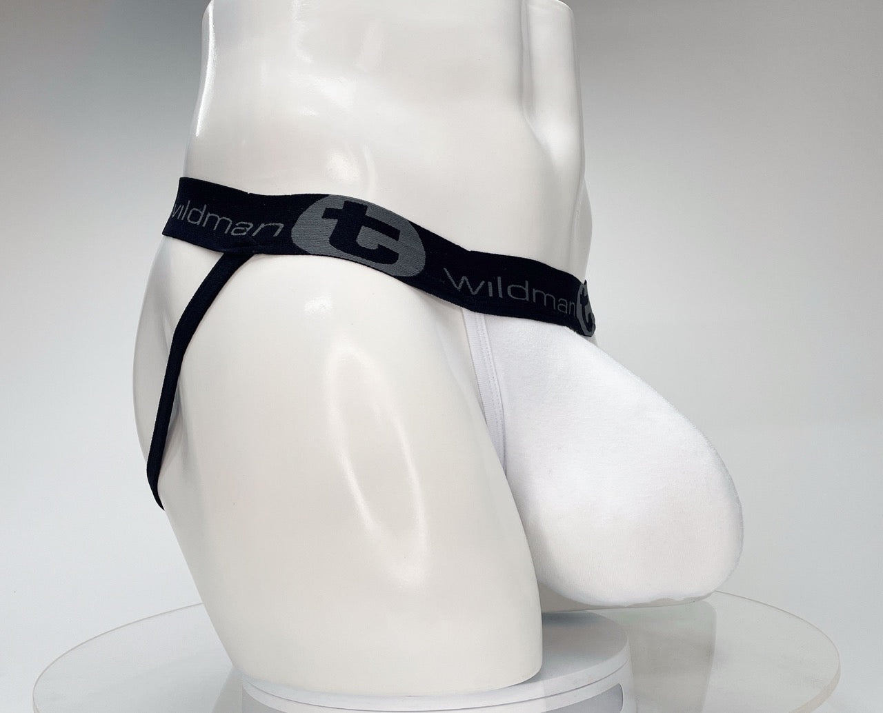 WildmanT Cotton Monster Cock Jockstrap White