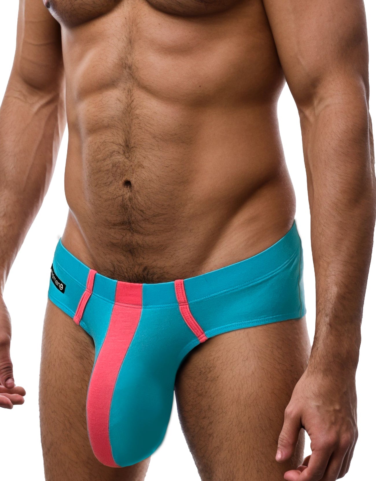WildmanT Monster Cock Modal Slip Babyblau und Pink