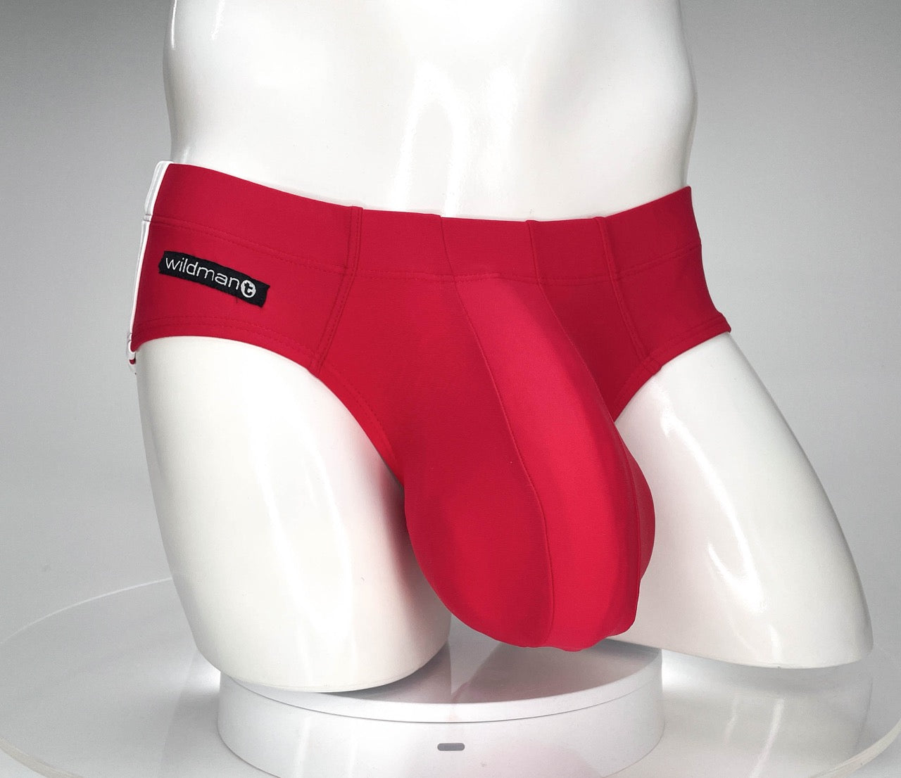 WildmanT Monster Cock Swim Brief Red