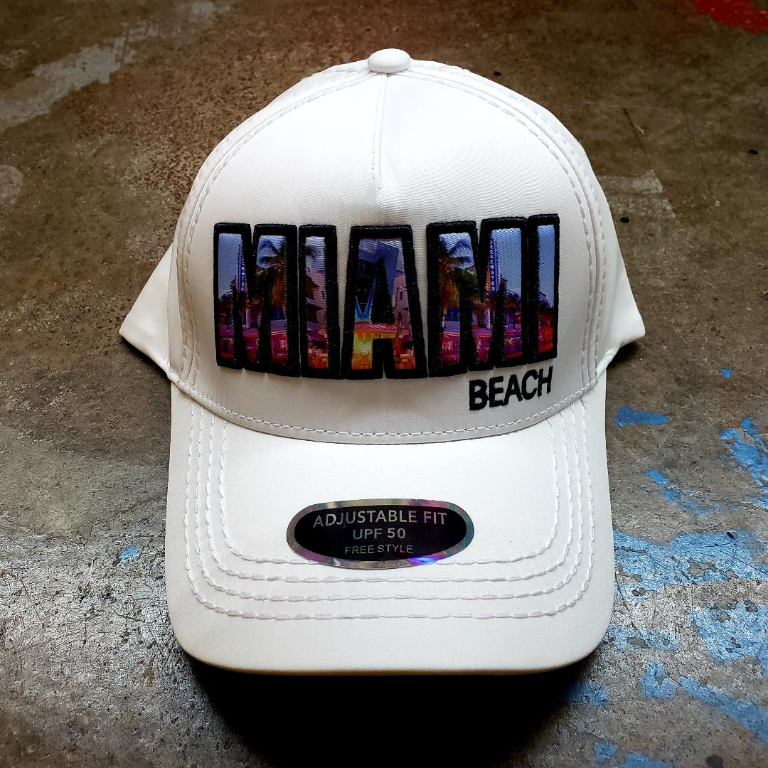 MIAMI BEACH BASEBALL CAP - DealByEthan.gay loves Freestyle