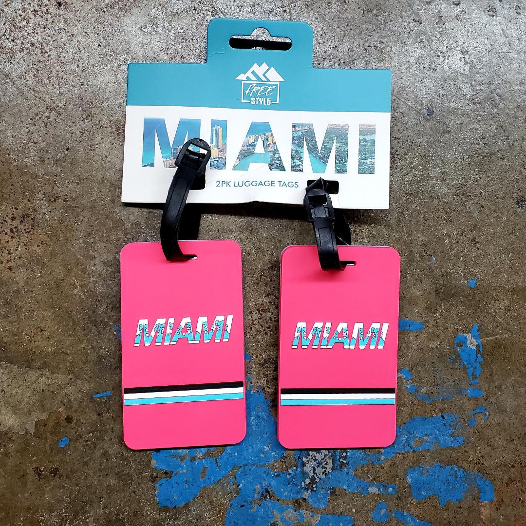 MIAMI LUGGAGE TAG / SET OF 2 - DealByEthan.gay loves Freestyle