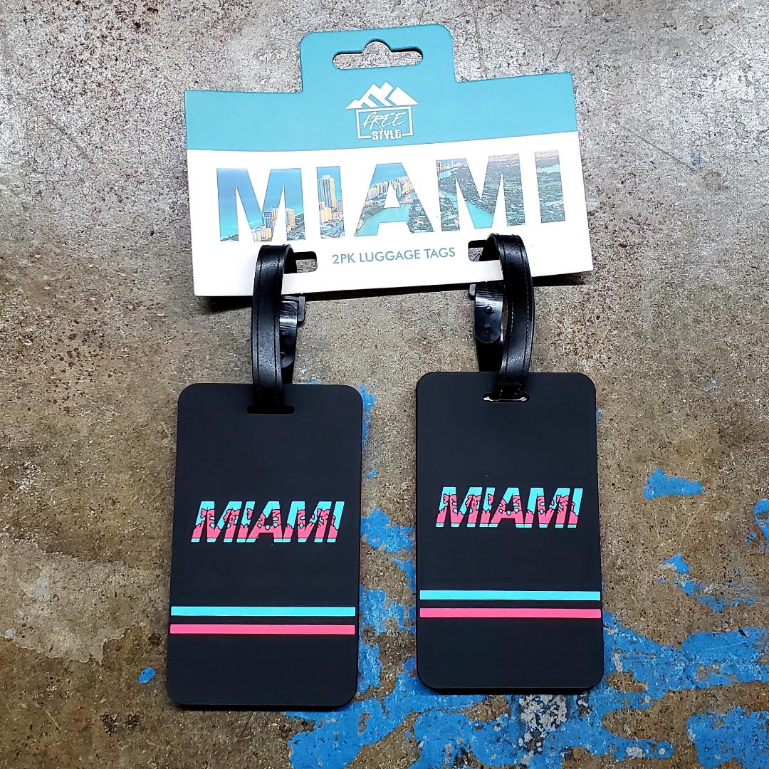 MIAMI LUGGAGE TAG / SET OF 2 - DealByEthan.gay loves Freestyle