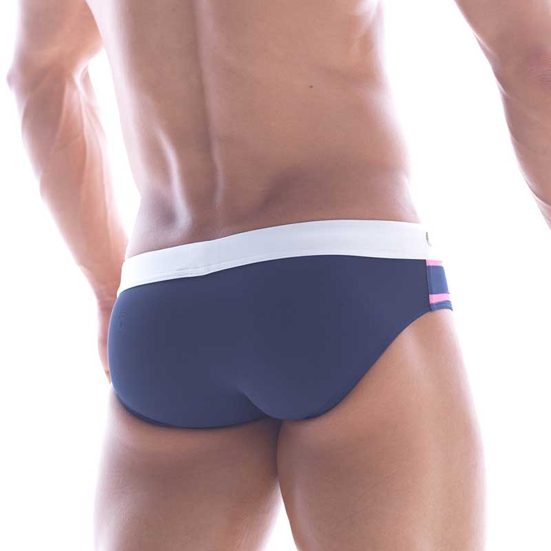 MIIW Tarragona Stripe Bikini Swimwear Navy 4916-66 Size S - DealByEthan.gay loves MIIW