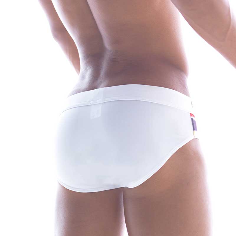 MIIW Tarragona Stripe Bikini Swimwear White 4916-65 Size S - DealByEthan.gay loves MIIW