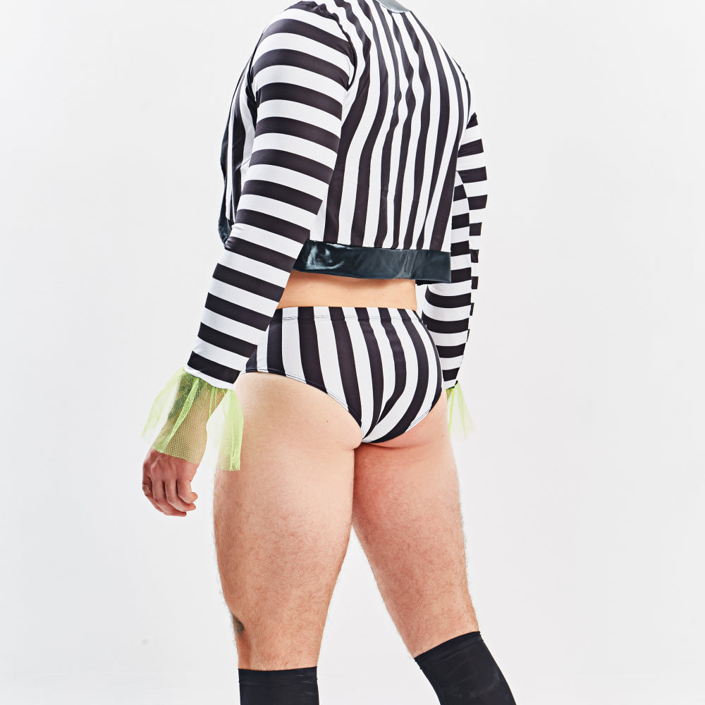 Miami Jock Beetlejuice Sexy Halloween-Kostüm und Anzug für Herren MJT009