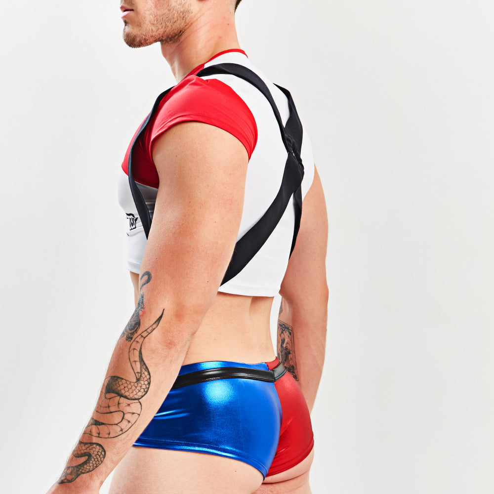 Miami Jock Harley Quinn Men's Sexy Halloween Costume and Suite MJT011