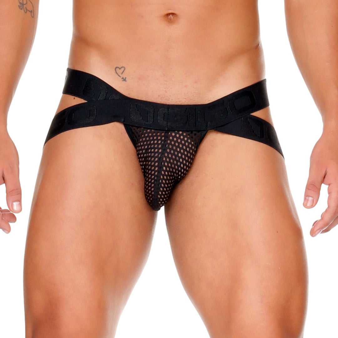 MOROCCO BLACK JOCKSTRAP - Men's black jockstrap