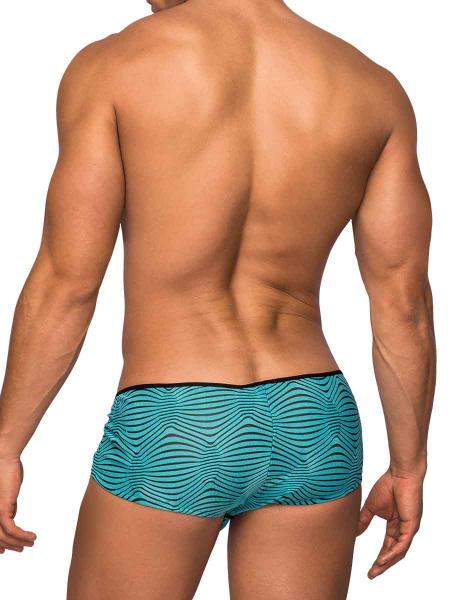 Micro Shorts Tranquil Abyss Meeresblau, Schwarz Groß