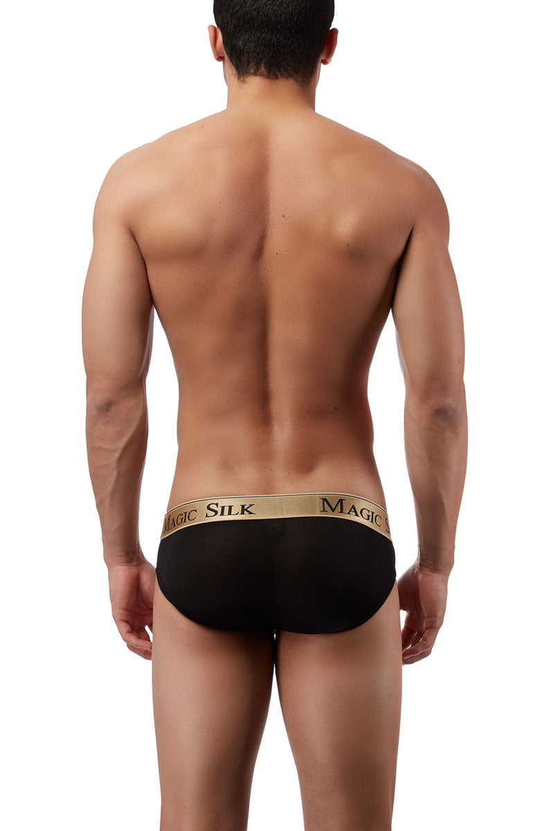 Magic Silk Silk Knit Lo Rise Bikini Underwear Black 6386 Size M - DealByEthan.gay loves Magic Silk