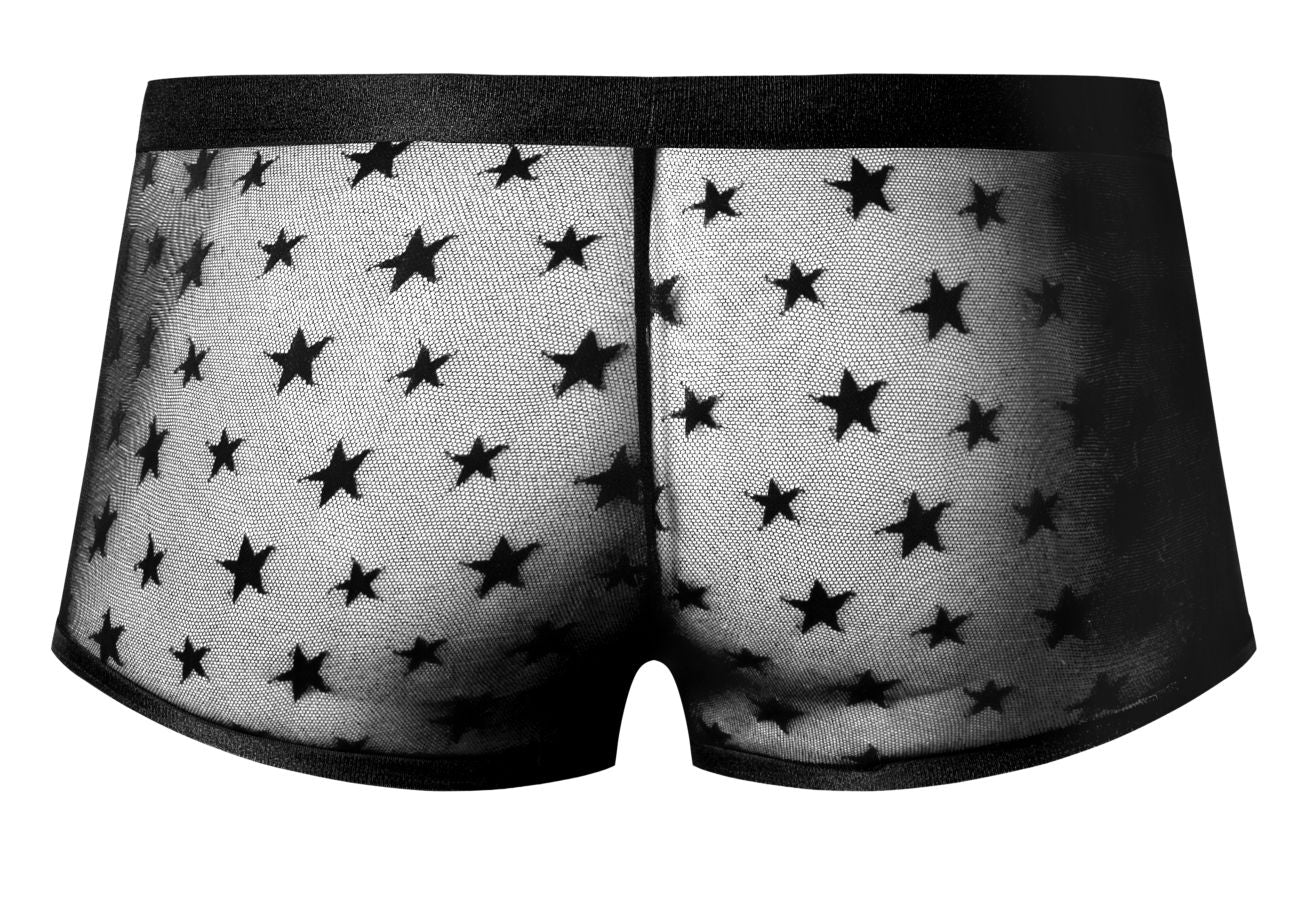 Male Power 122-291 Love Star Short with Ring Color Black - DealByEthan.gay loves Male Power