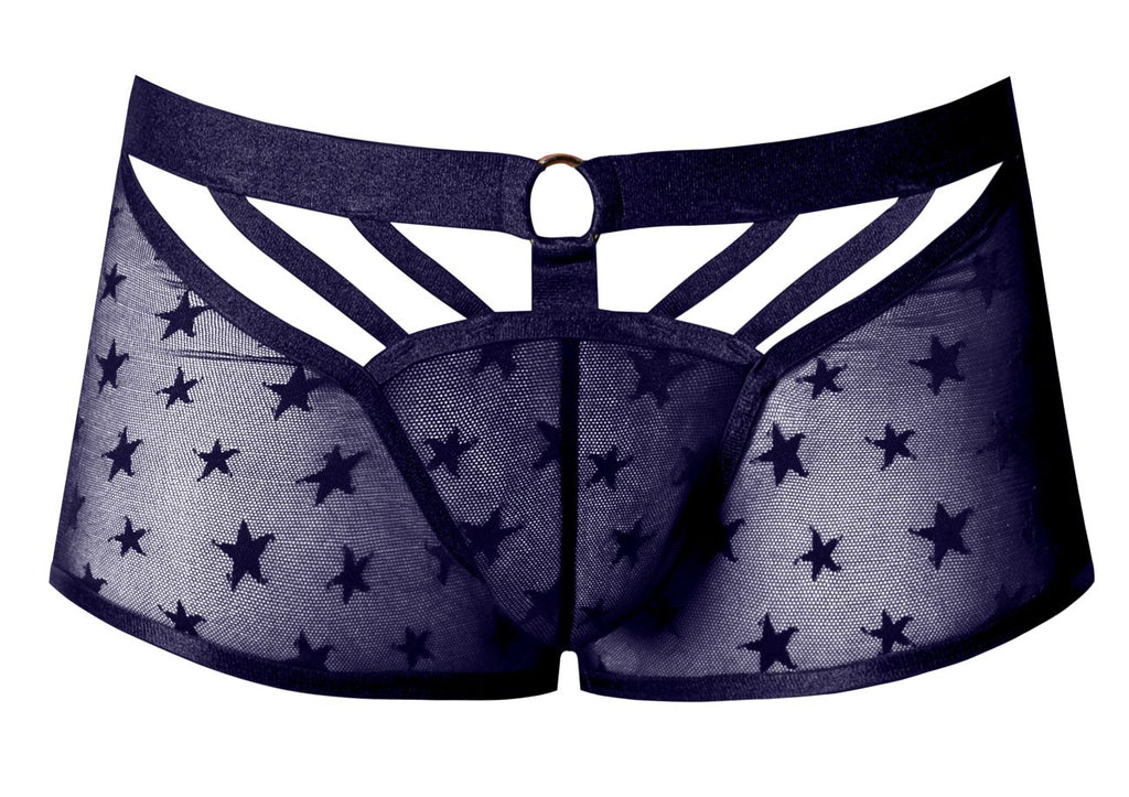 Male Power 122-291 Love Star Short with Ring Color Purple - DealByEthan.gay loves Male Power