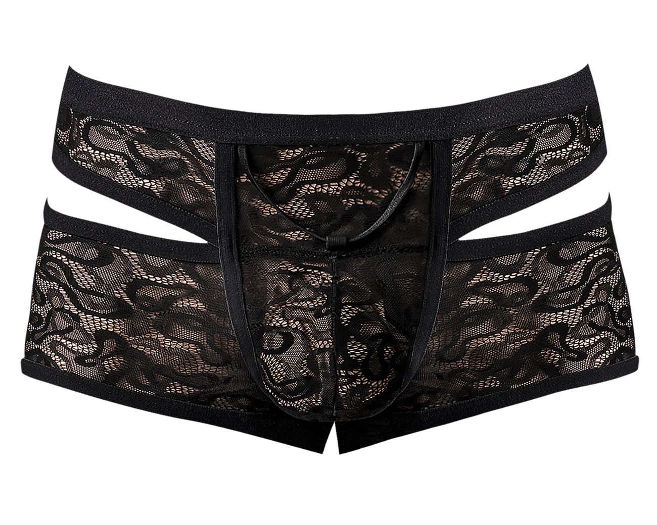 Male Power 126-289 Lucifer Cut Out Short Color Black - DealByEthan.gay loves Male Power